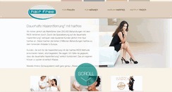 Desktop Screenshot of hairfree.com